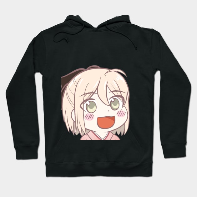 Sakura Saber OHAYOU! Hoodie by MemeShark